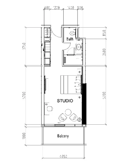 DAMAC Damac Hills - Radisson Dubai floor plan