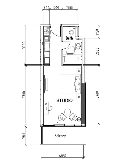 DAMAC Damac Hills - Radisson Dubai floor plan