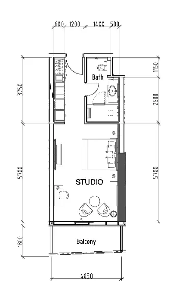 DAMAC Damac Hills - Radisson Dubai floor plan
