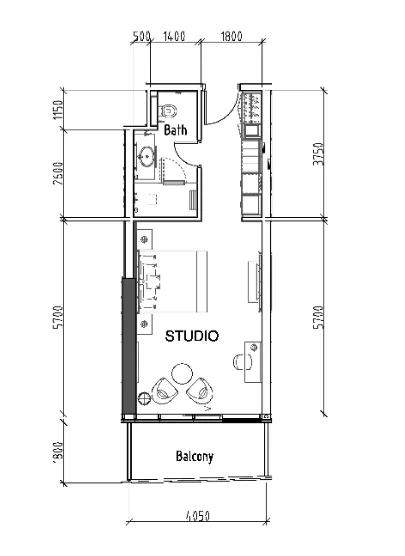 DAMAC Damac Hills - Radisson Dubai floor plan