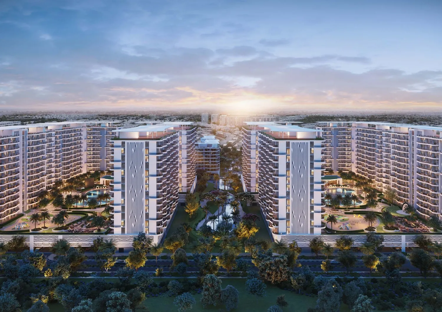 Exterior at Damac Lagoons Views Phase 3 in Damac Lagoons Dubai