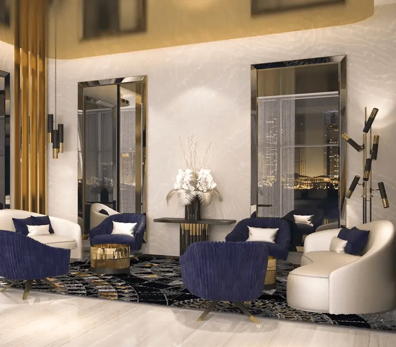 Lobby at DAMAC Majestine in Business Bay Dubai