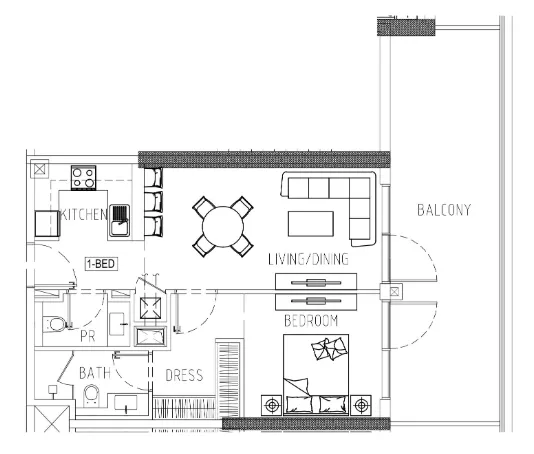 DAMAC Damac Riverside Views floor plan