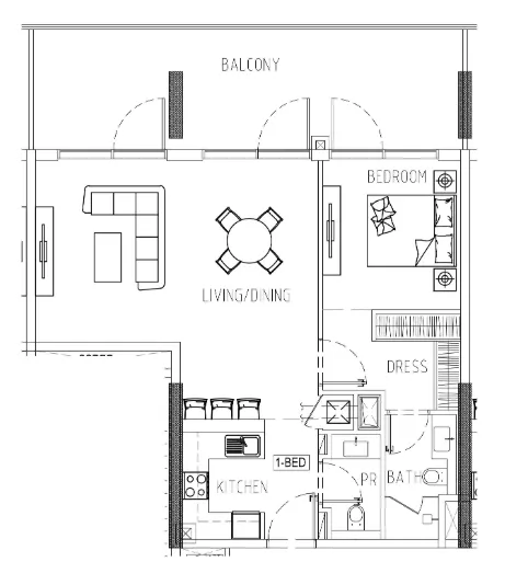 DAMAC Damac Riverside Views floor plan