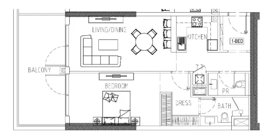 DAMAC Damac Riverside Views floor plan