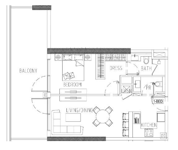 DAMAC Damac Riverside Views floor plan