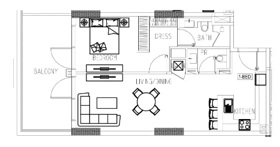 DAMAC Damac Riverside Views floor plan