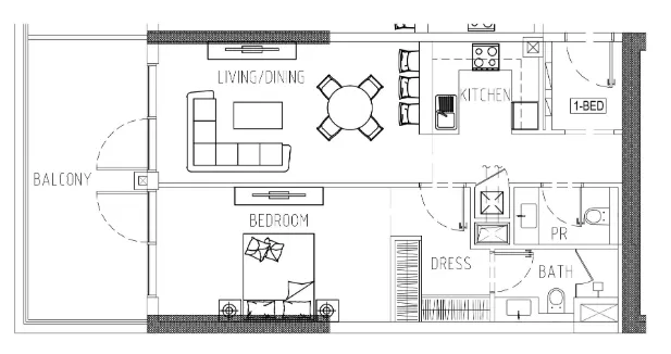 DAMAC Damac Riverside Views floor plan