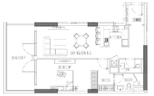 DAMAC Damac Riverside Views floor plan
