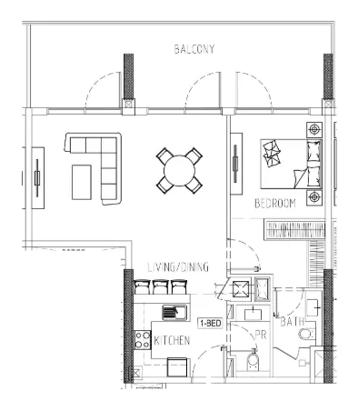 DAMAC Damac Riverside Views floor plan