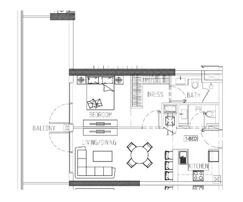 DAMAC Damac Riverside Views floor plan