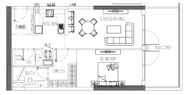 DAMAC Damac Riverside Views floor plan