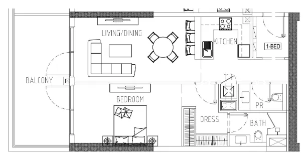 DAMAC Damac Riverside Views floor plan
