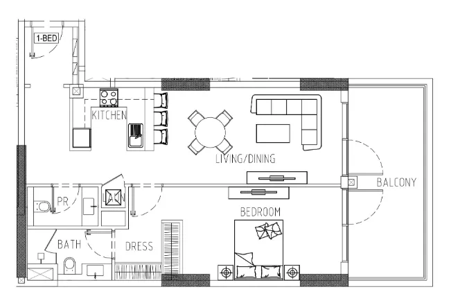DAMAC Damac Riverside Views floor plan