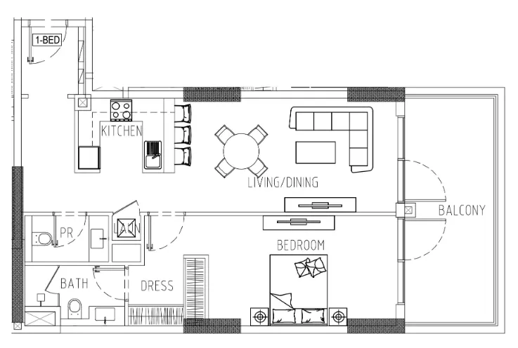 DAMAC Damac Riverside Views floor plan