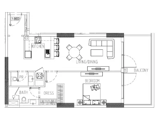 DAMAC Damac Riverside Views floor plan