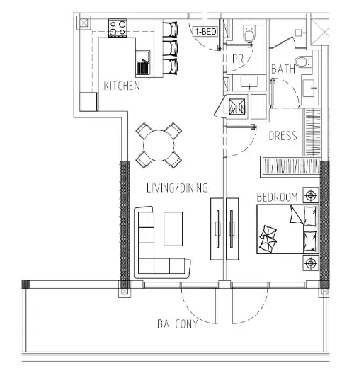 DAMAC Damac Riverside Views floor plan