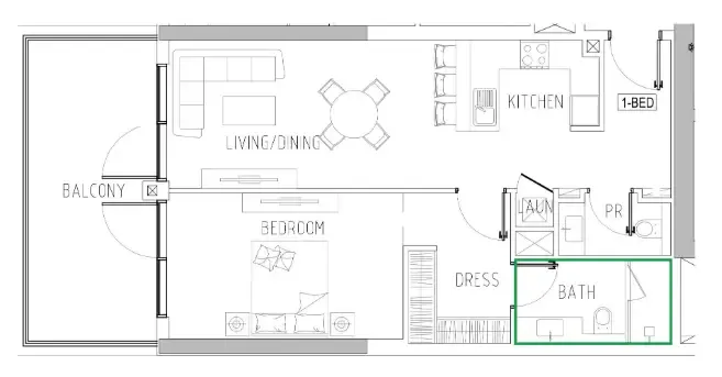 DAMAC Damac Riverside Views floor plan