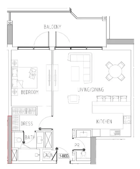 DAMAC Damac Riverside Views floor plan