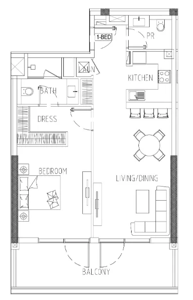 DAMAC Damac Riverside Views floor plan