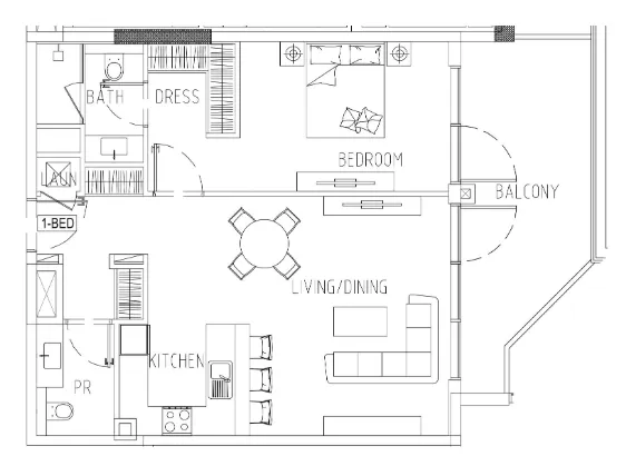 DAMAC Damac Riverside Views floor plan