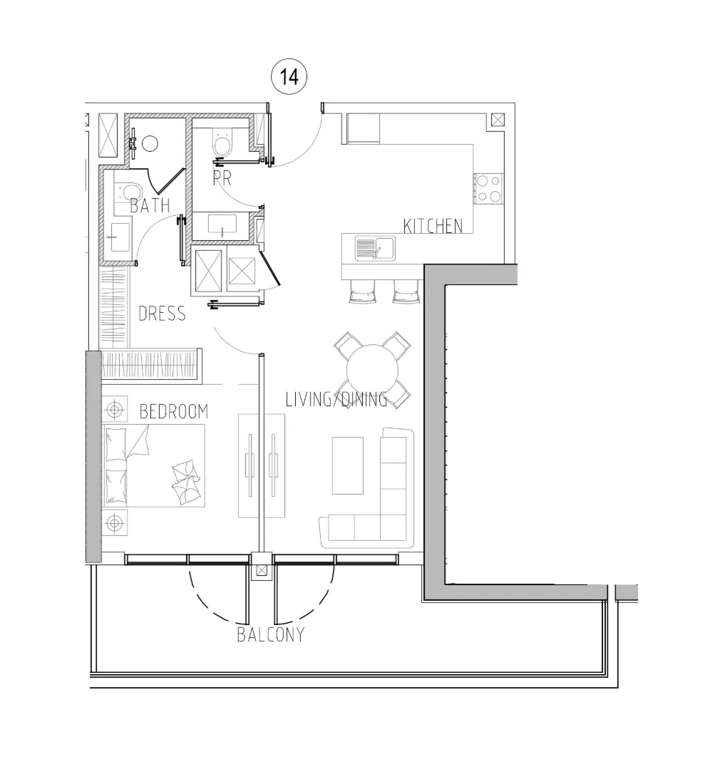 DAMAC Damac Riverside Views floor plan