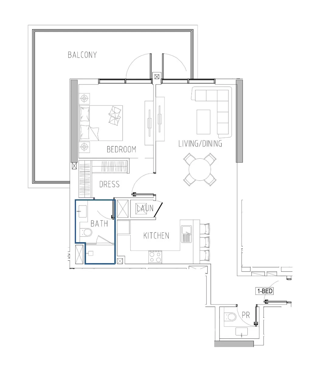 DAMAC Damac Riverside Views floor plan