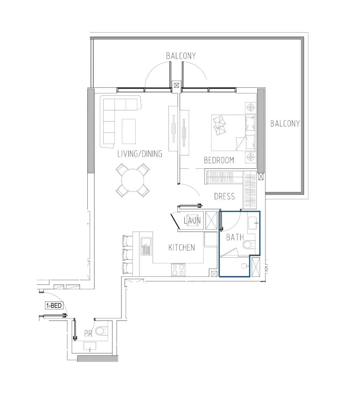DAMAC Damac Riverside Views floor plan