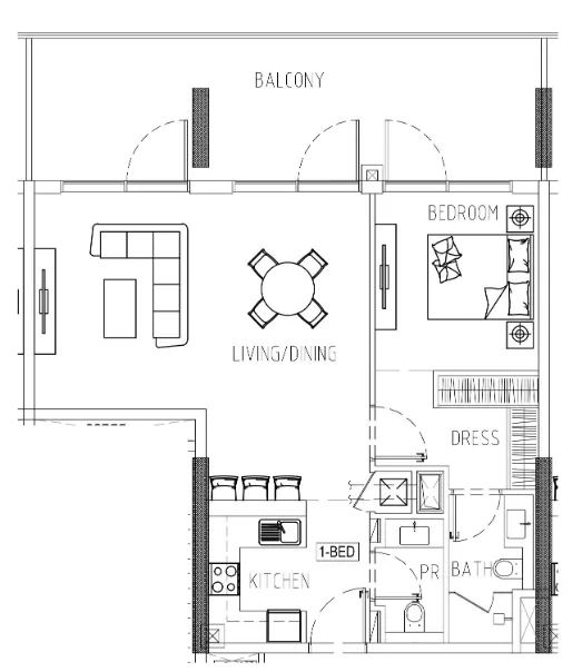 DAMAC Damac Riverside Views floor plan
