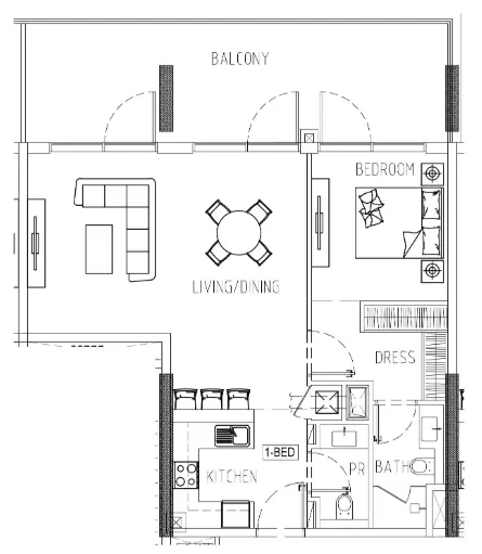 DAMAC Damac Riverside Views floor plan