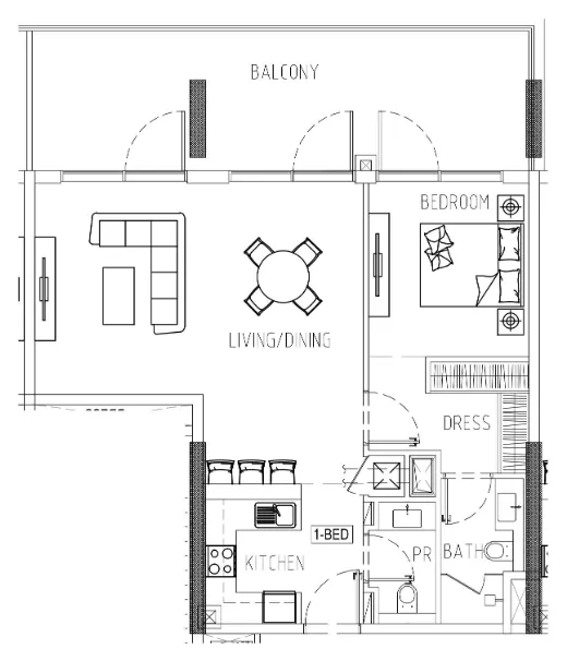 DAMAC Damac Riverside Views floor plan
