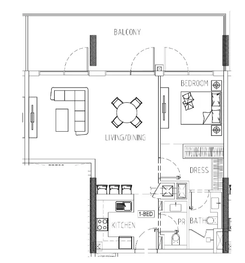DAMAC Damac Riverside Views floor plan