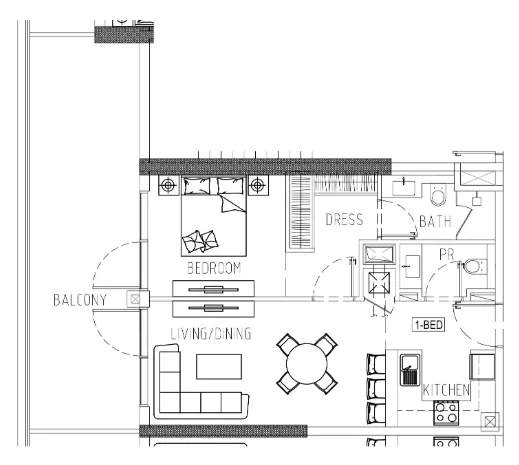 DAMAC Damac Riverside Views floor plan