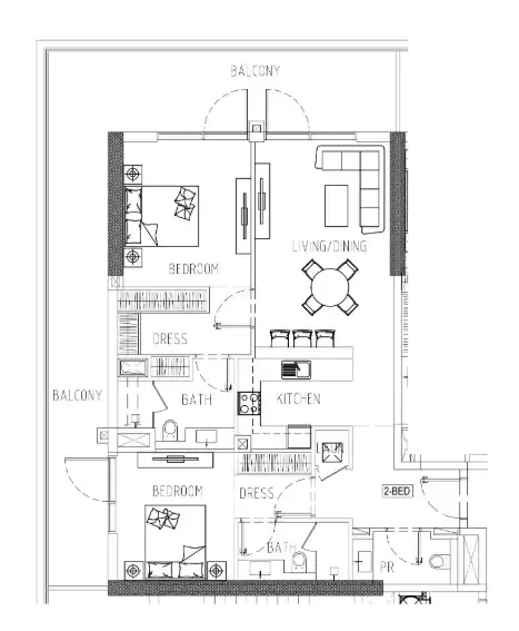 DAMAC Damac Riverside Views floor plan