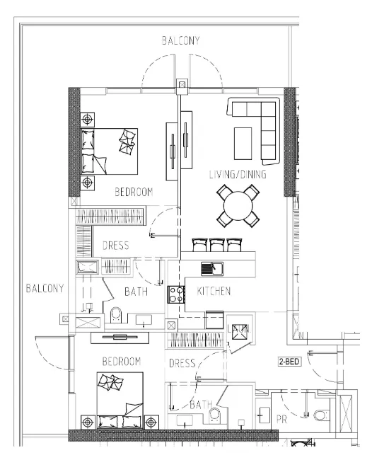 DAMAC Damac Riverside Views floor plan