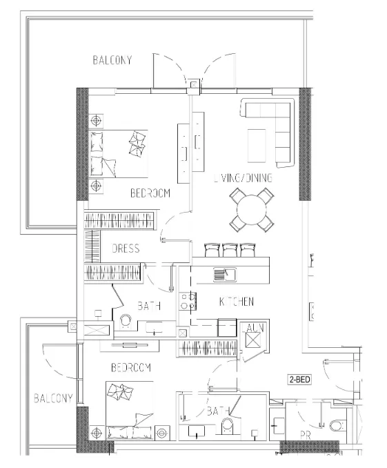 DAMAC Damac Riverside Views floor plan