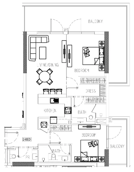 DAMAC Damac Riverside Views floor plan