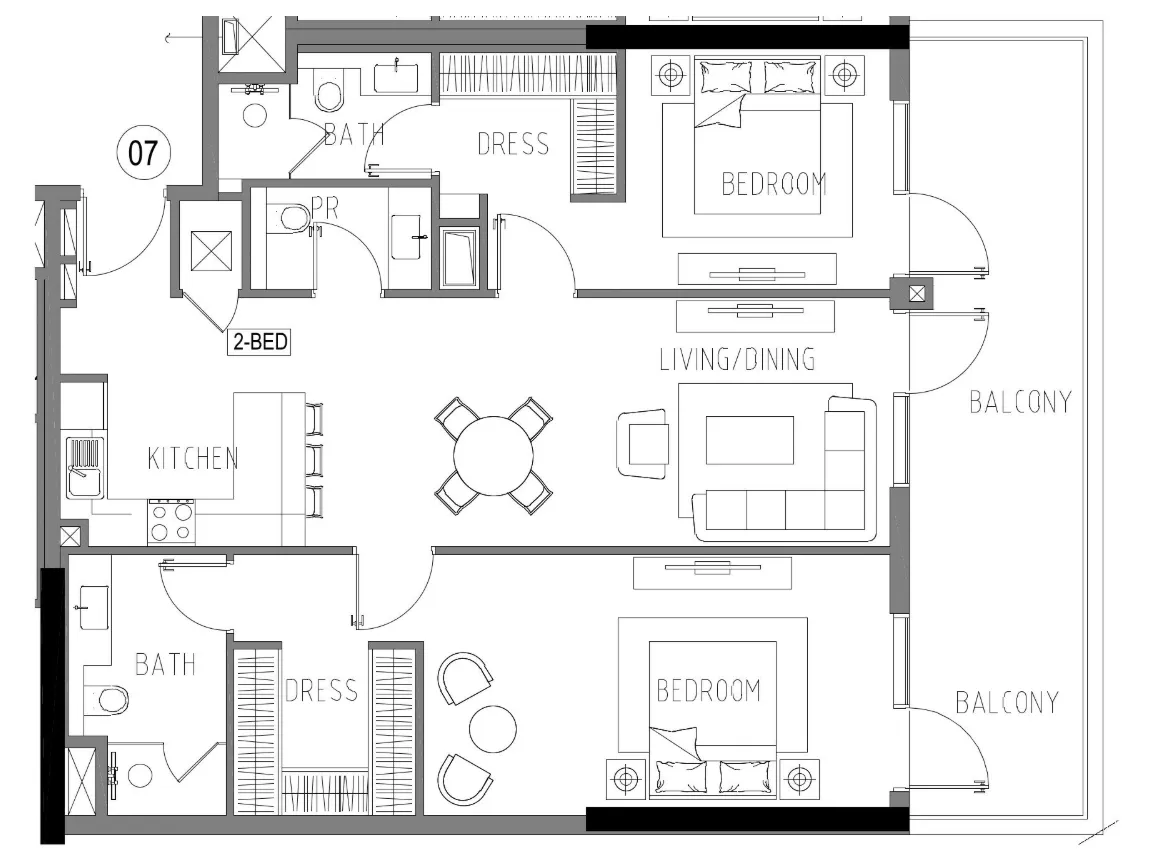 DAMAC Damac Riverside Views floor plan