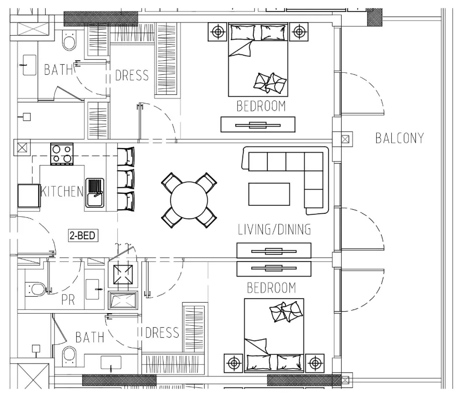 DAMAC Damac Riverside Views floor plan