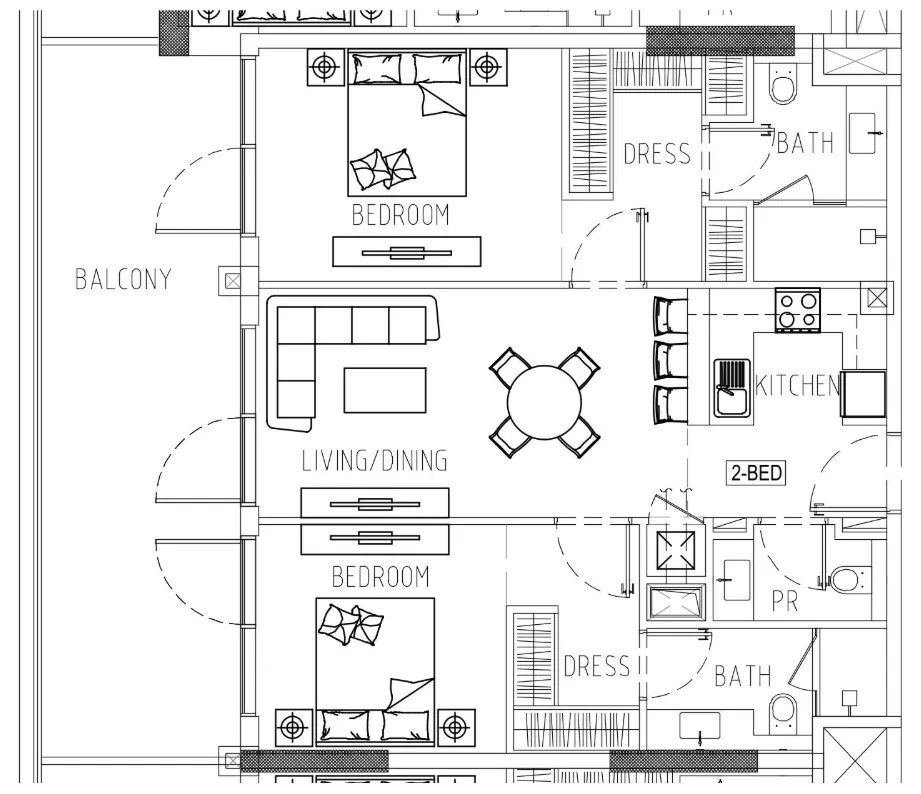 DAMAC Damac Riverside Views floor plan