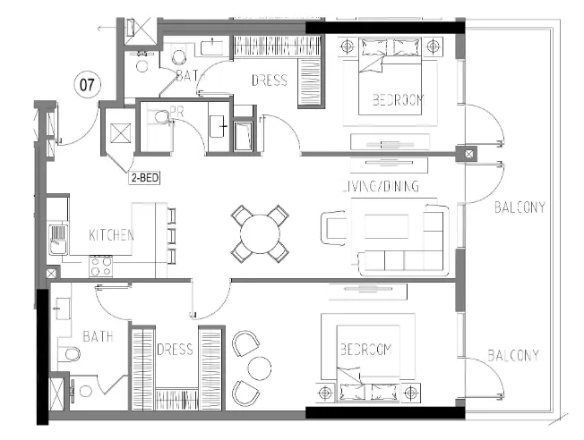 DAMAC Damac Riverside Views floor plan