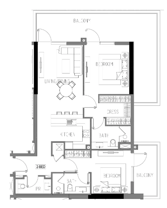 DAMAC Damac Riverside Views floor plan
