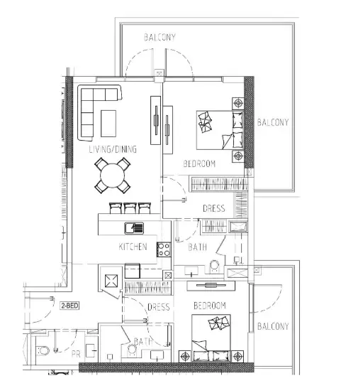 DAMAC Damac Riverside Views floor plan
