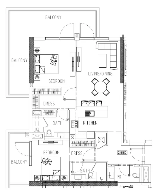 DAMAC Damac Riverside Views floor plan
