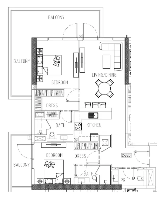 DAMAC Damac Riverside Views floor plan