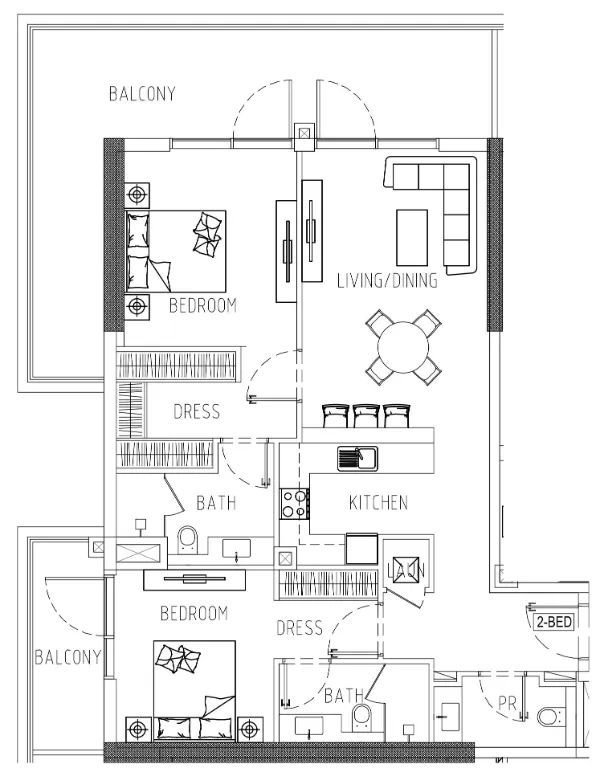 DAMAC Damac Riverside Views floor plan