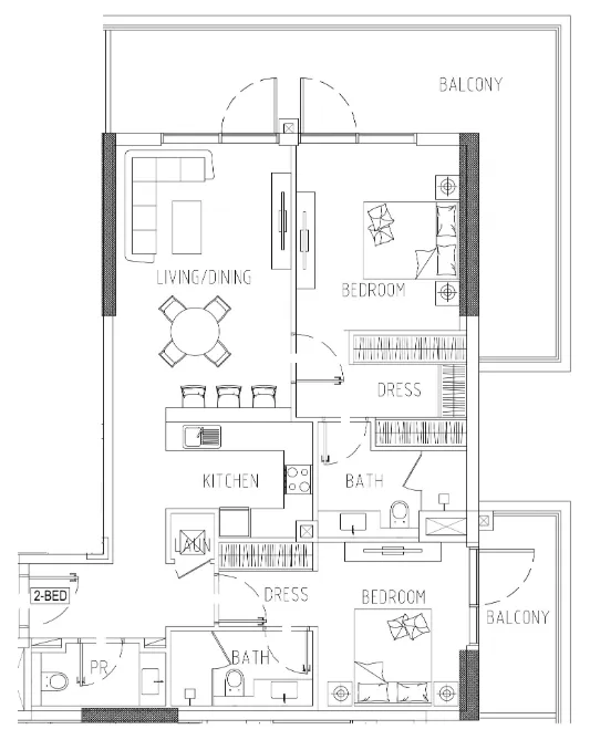 DAMAC Damac Riverside Views floor plan