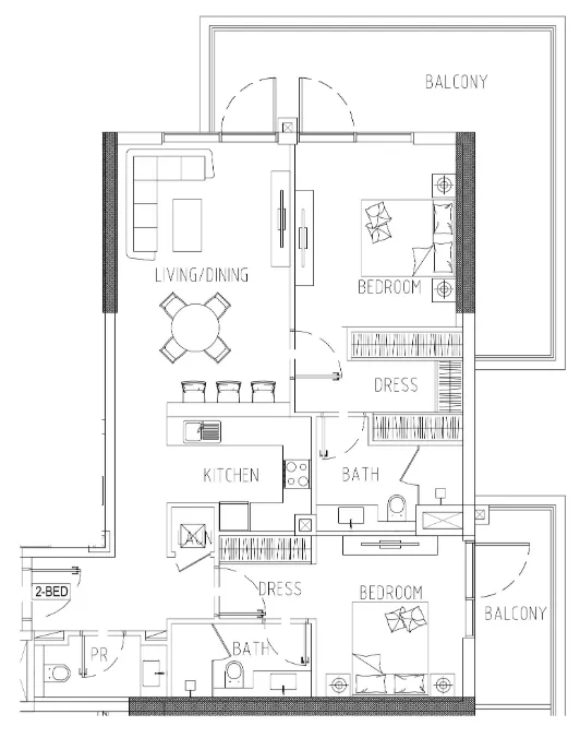 DAMAC Damac Riverside Views floor plan