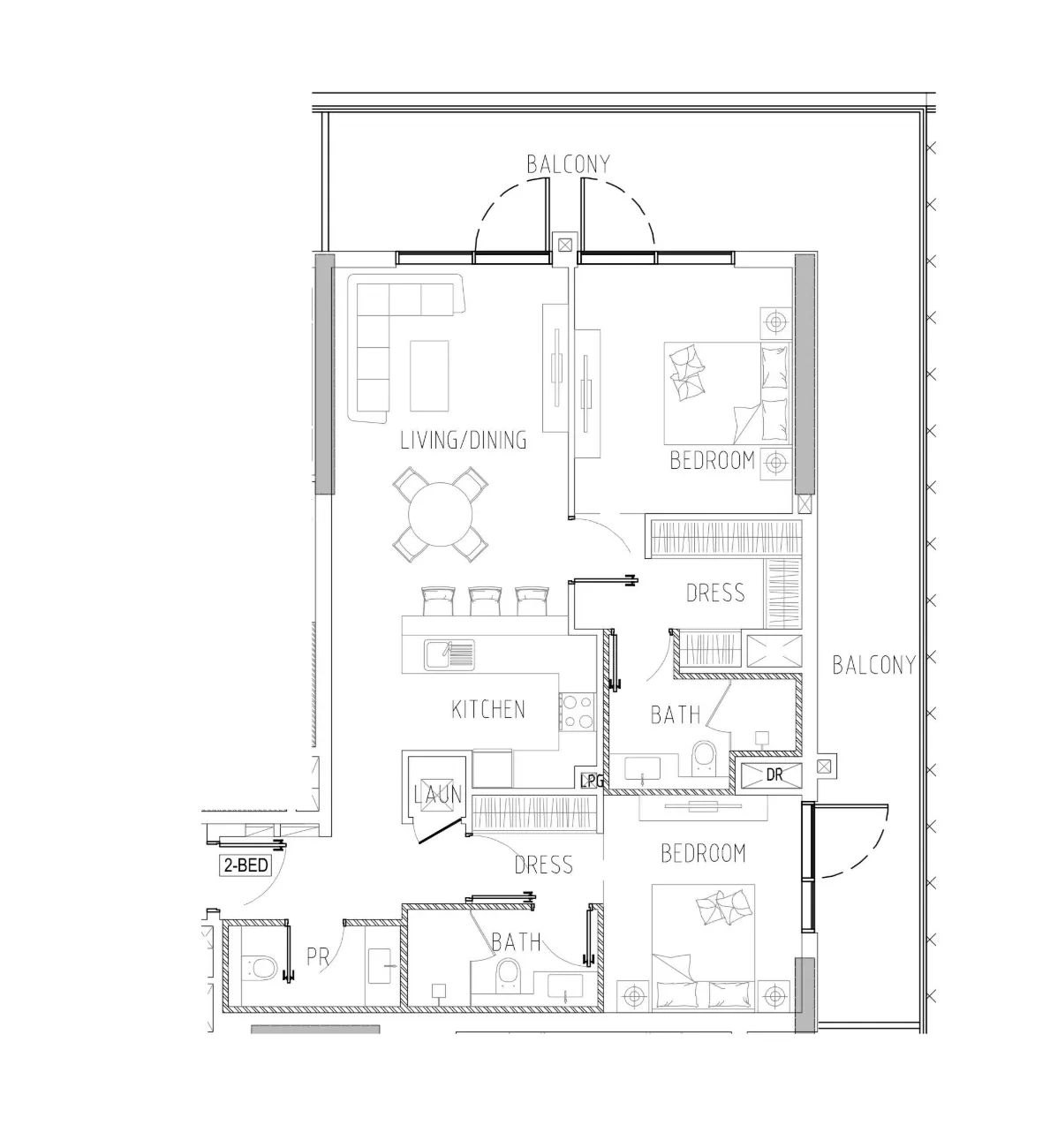 DAMAC Damac Riverside Views floor plan