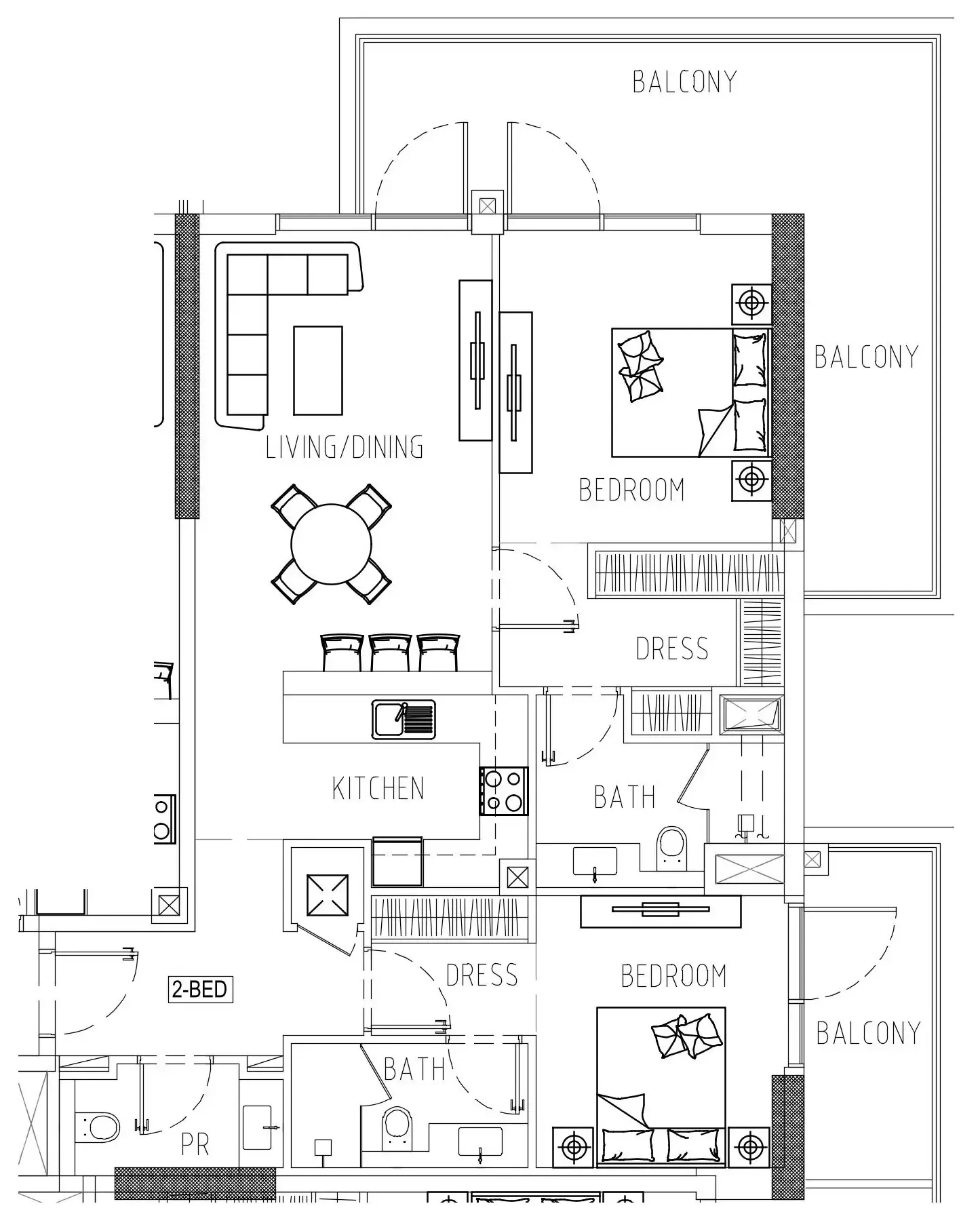 DAMAC Damac Riverside Views floor plan